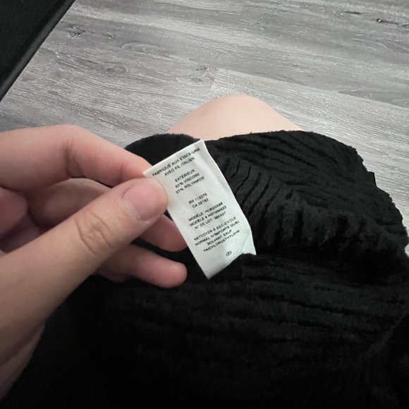 NWT Helmut Lang Velveteen One Shoulder Top Size M - Picture 8 of 9